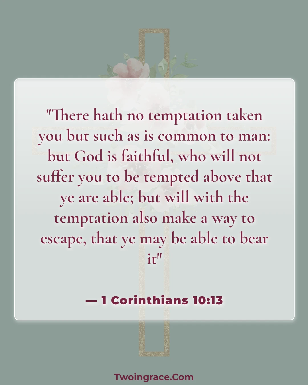 Bible Verse (1 Corinthians 10:13)