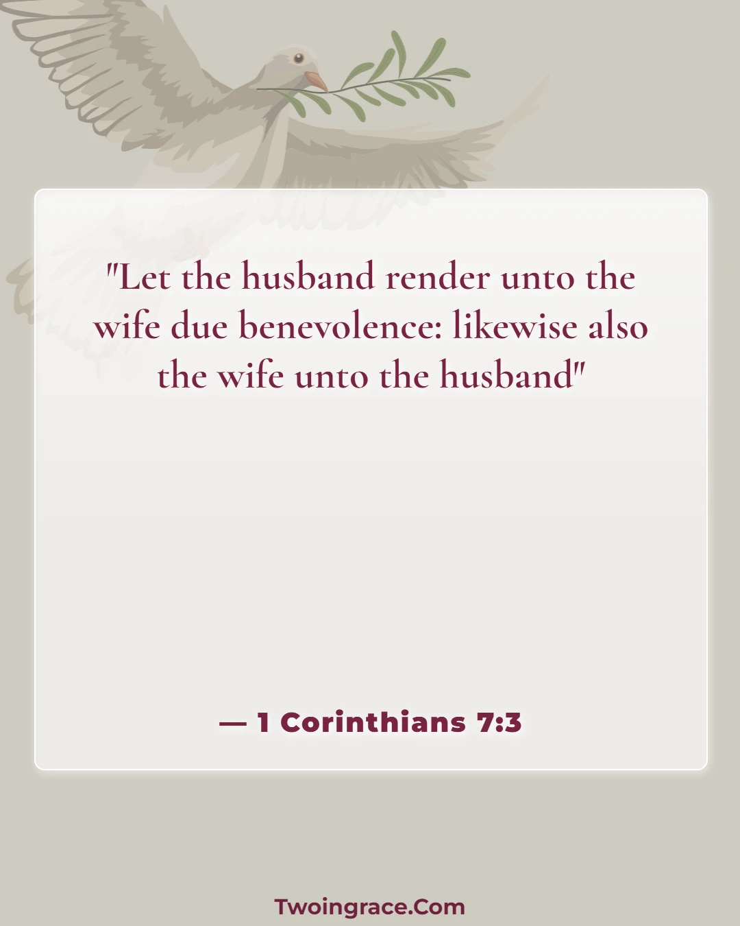 Bible Verse (1 Corinthians 7:3)
