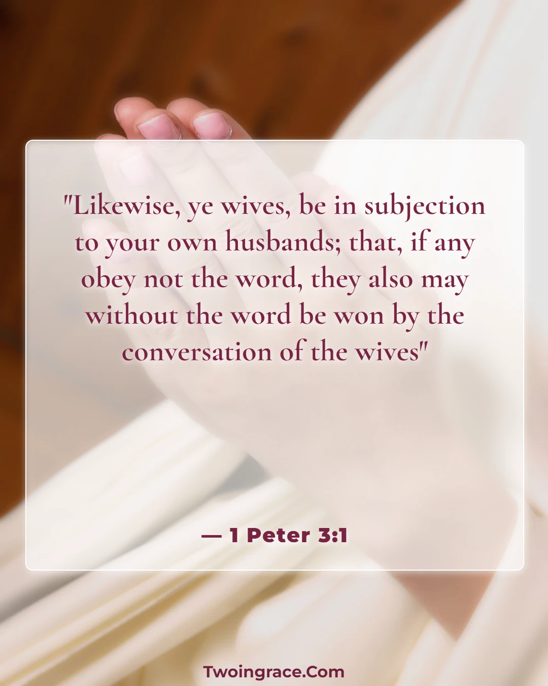 Bible Verse (1 Peter 3:1)