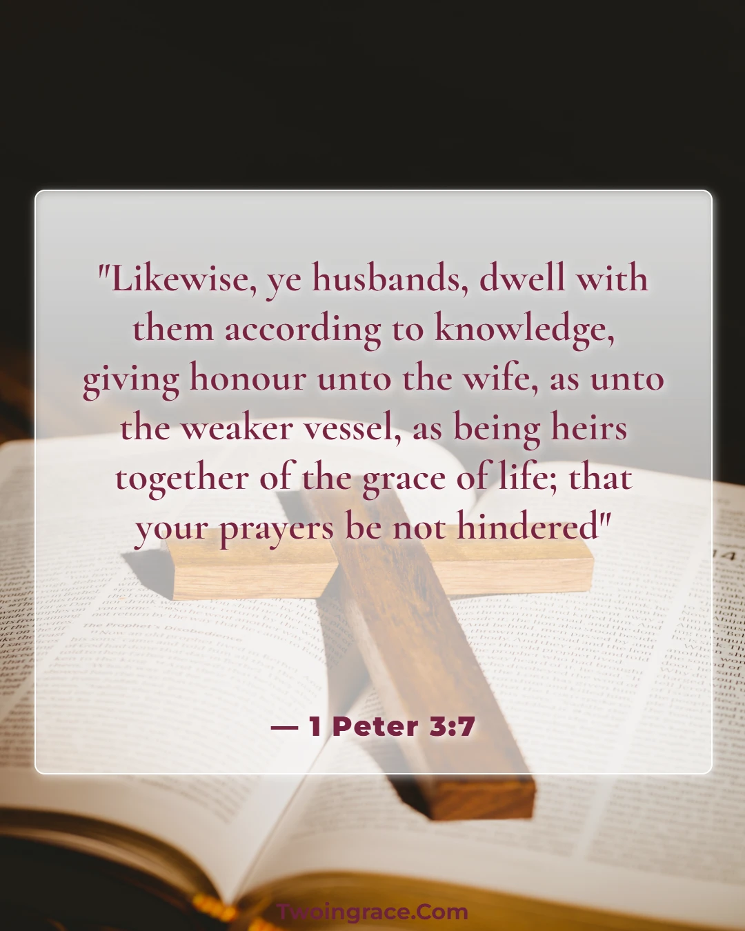 Bible Verse (1 Peter 3:7)