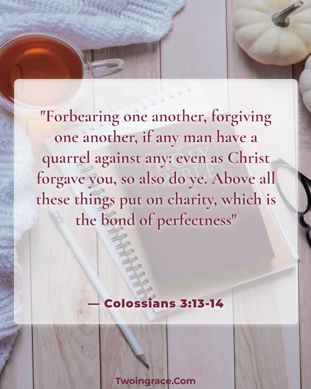 Bible Verse (Colossians 3:13-14)