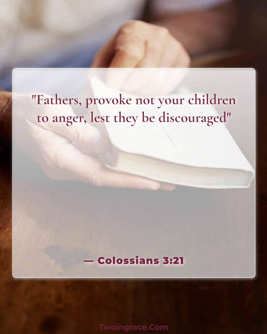 Bible Verse (Colossians 3:21)