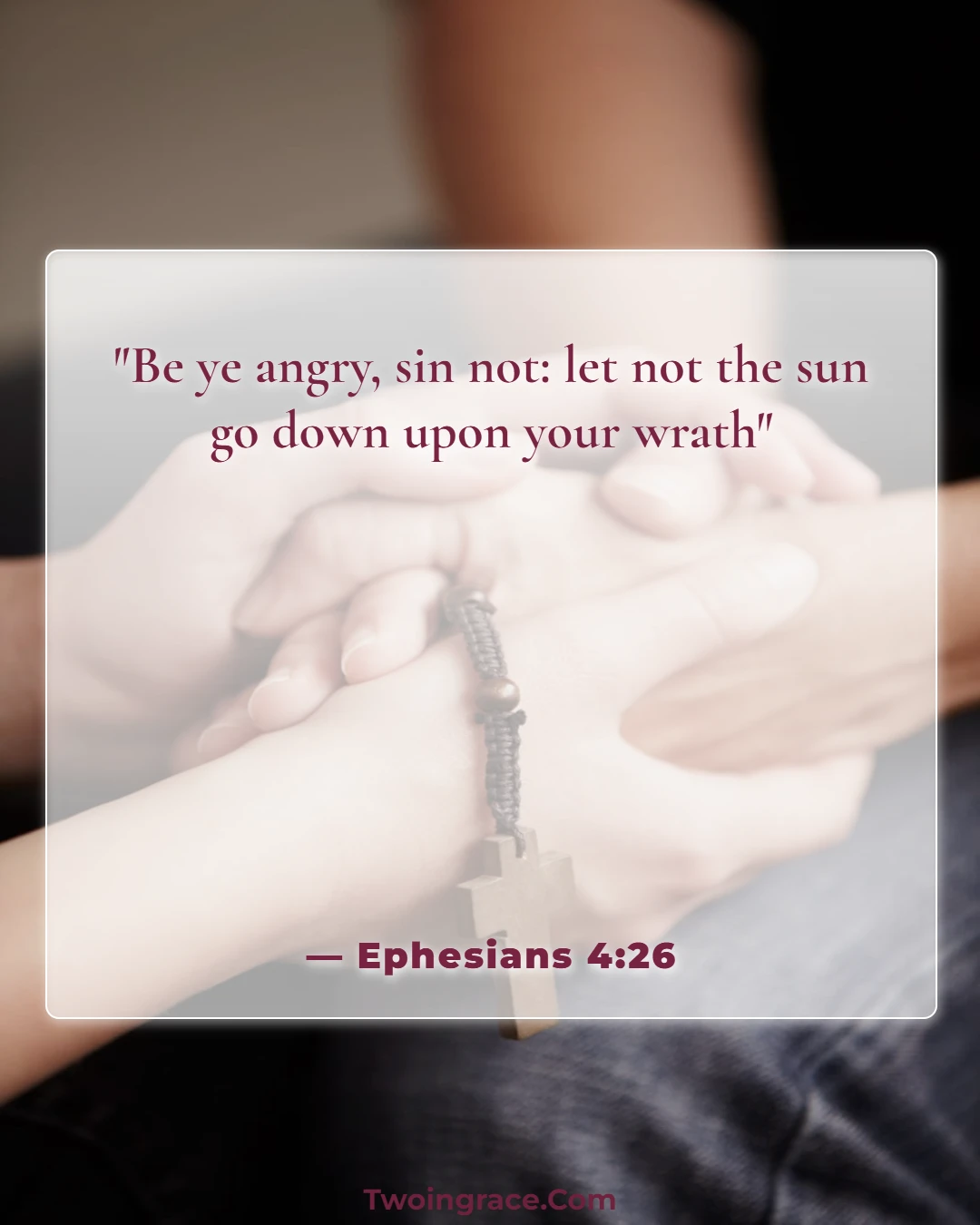 Bible Verse (Ephesians 4:26)