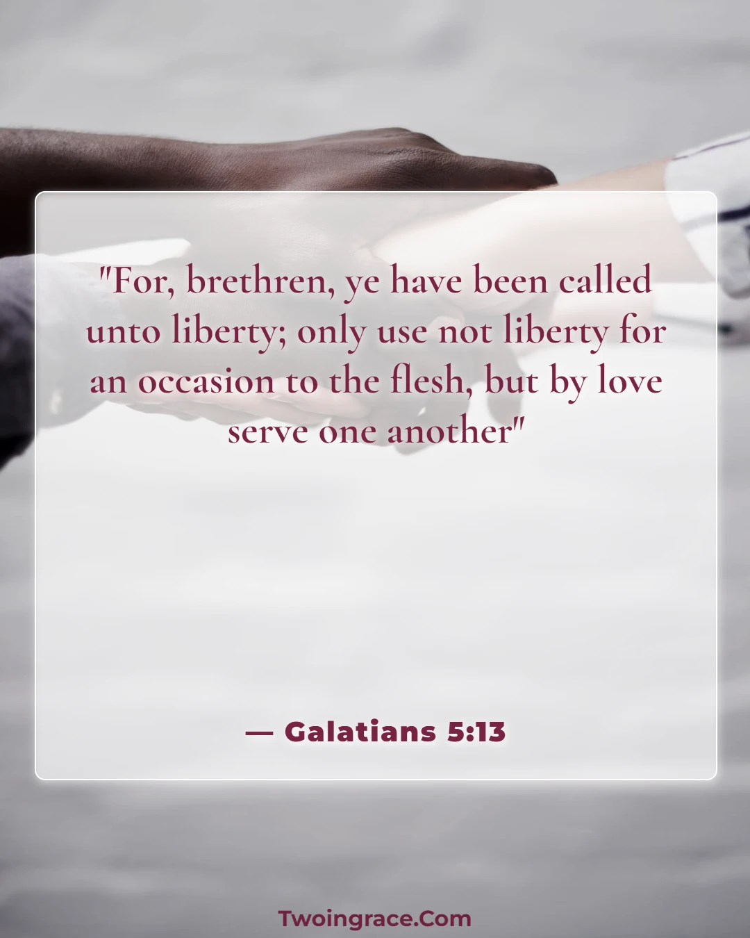 Bible Verse (Galatians 5:13)