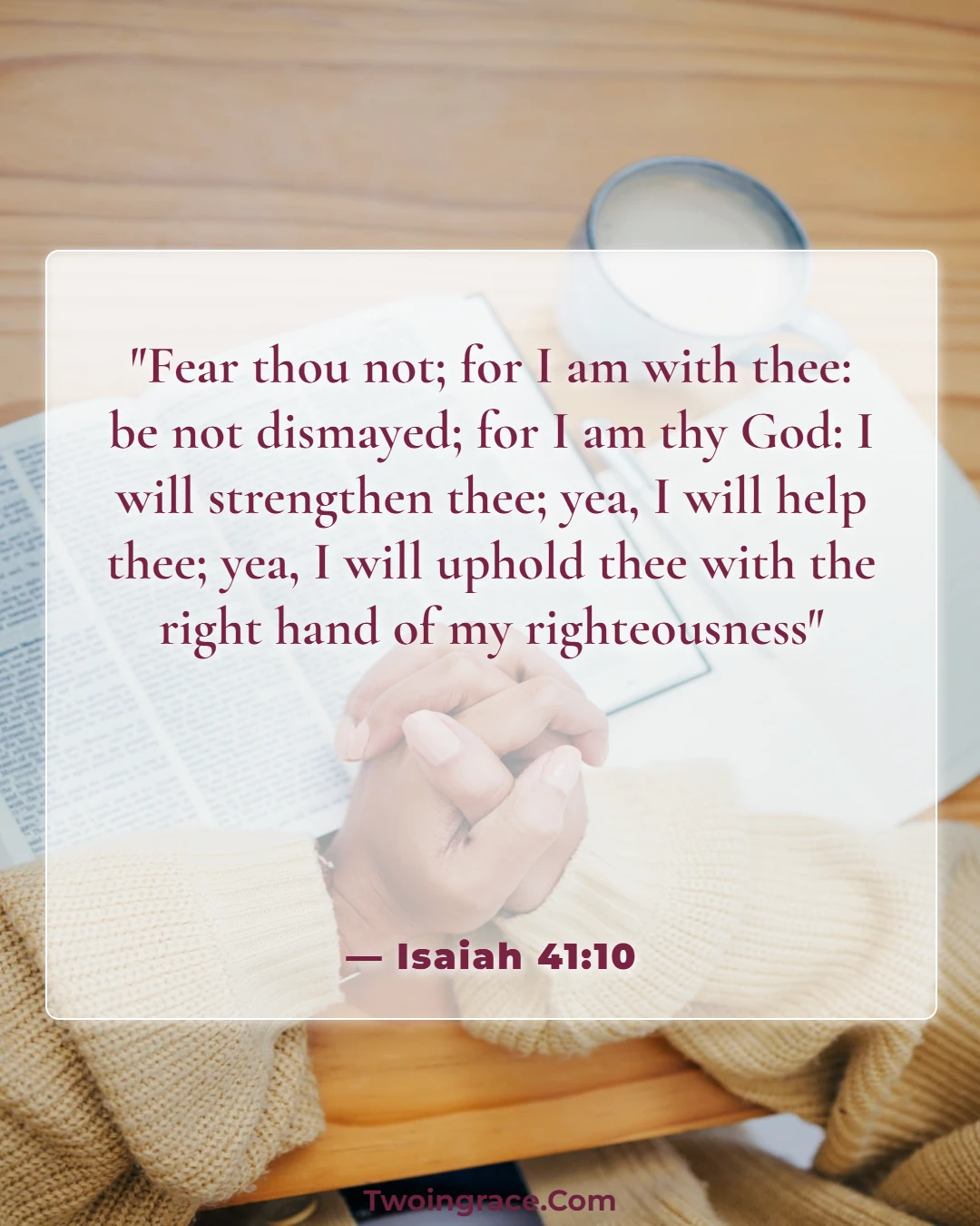 Bible Verse (Isaiah 41:10)