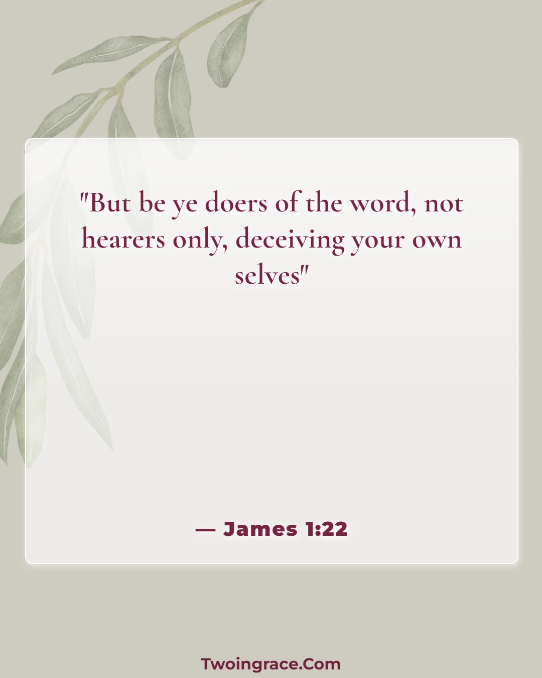 Bible Verse (James 1:22)