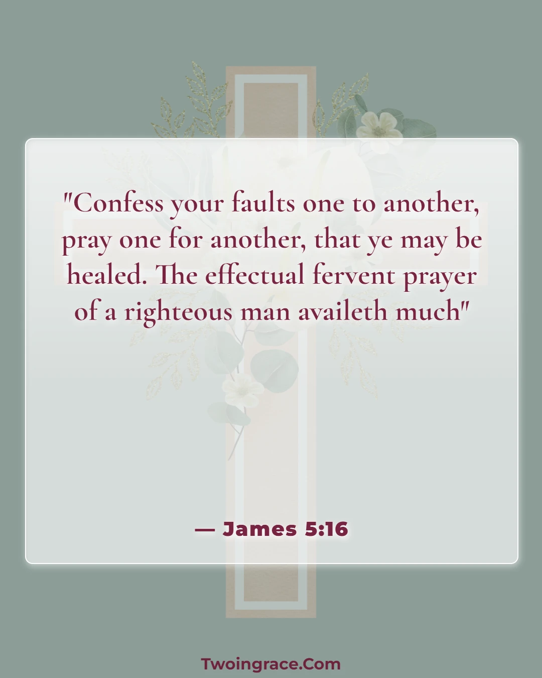 Bible Verse (James 5:16)