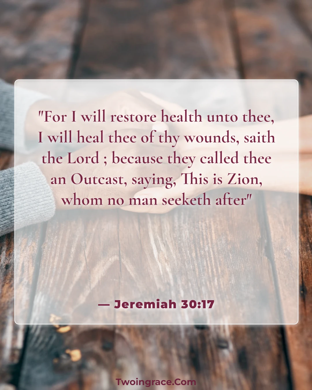 Bible Verse (Jeremiah 30:17)