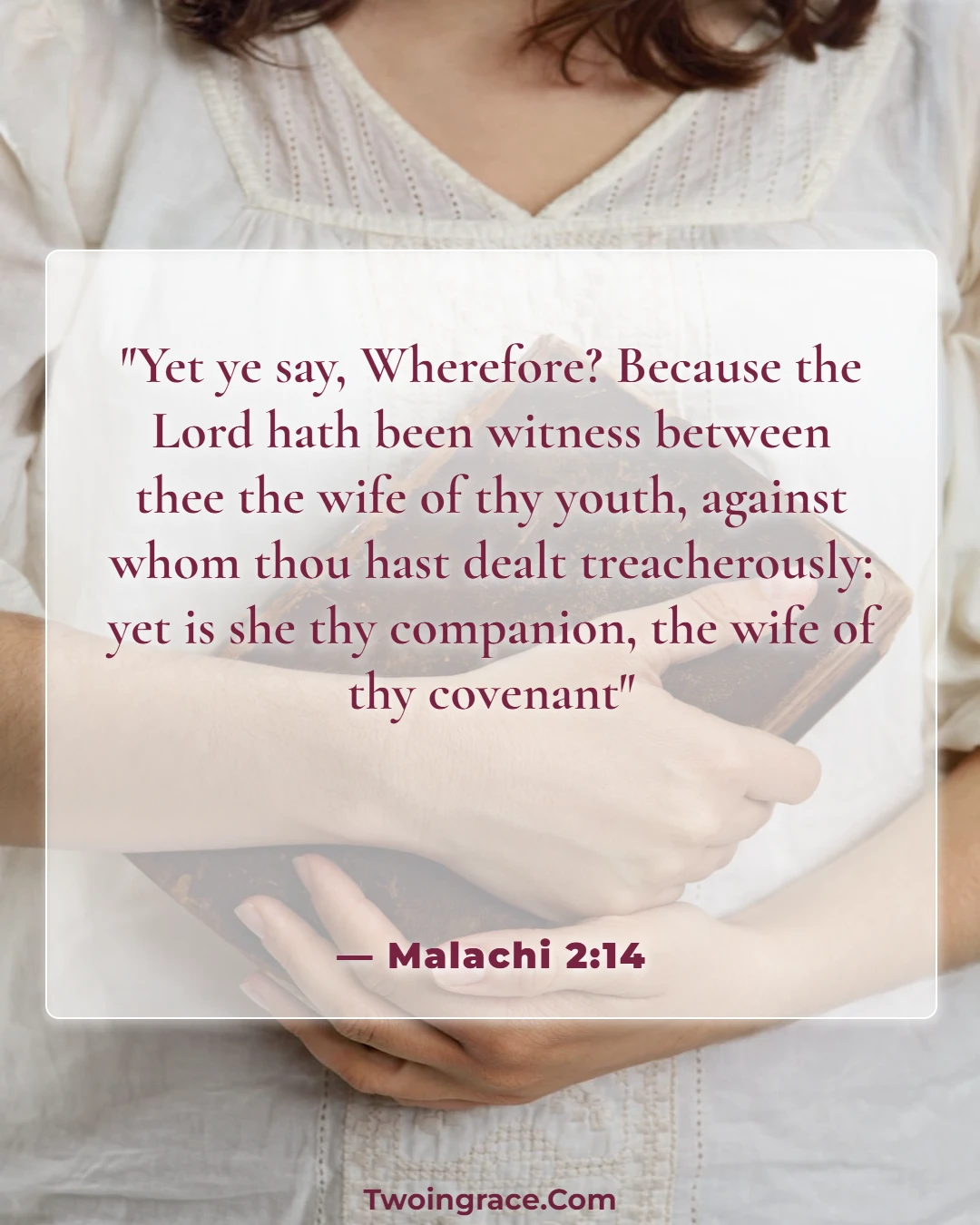 Bible Verse (Malachi 2:14)