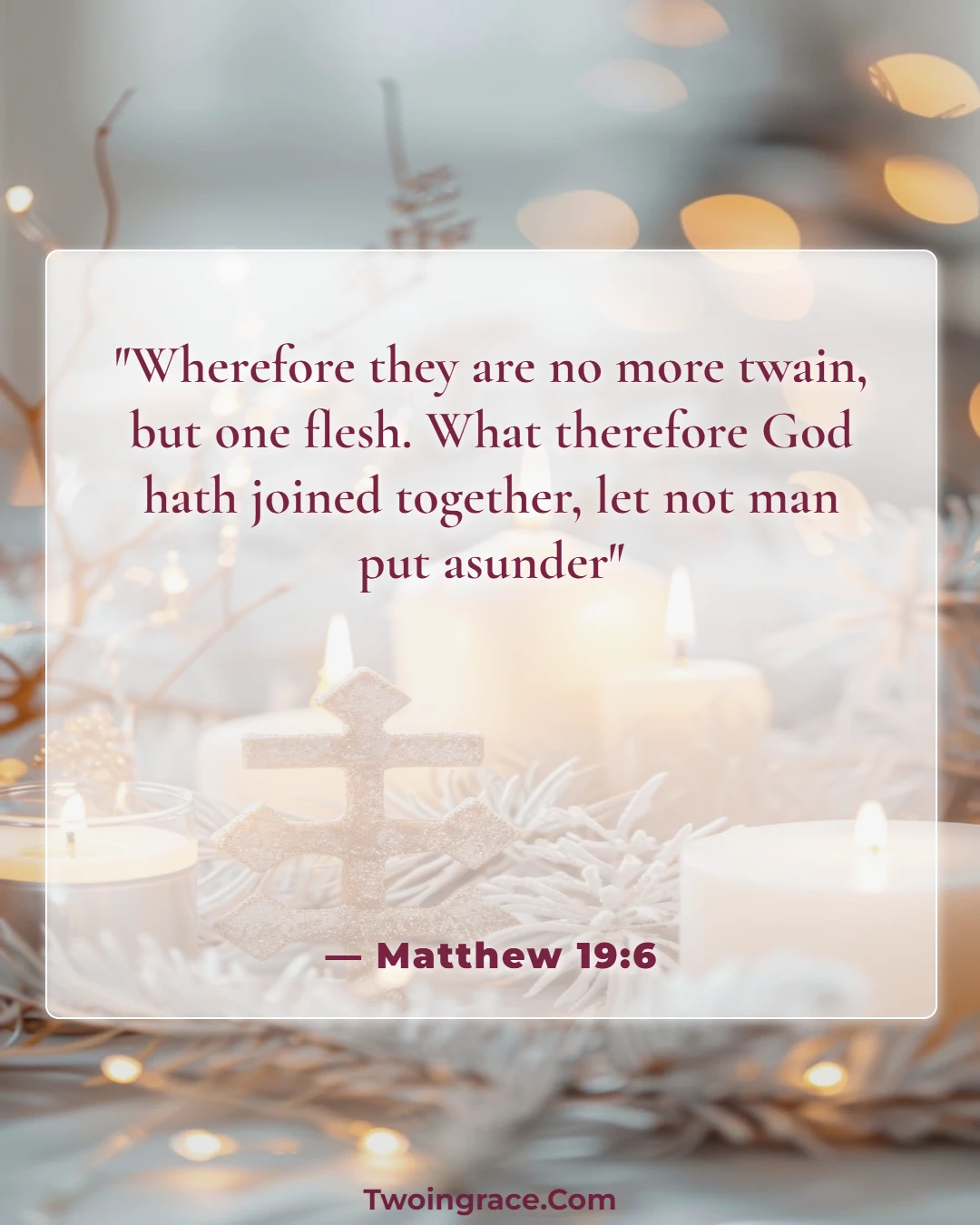 Bible Verse (Matthew 19:6)