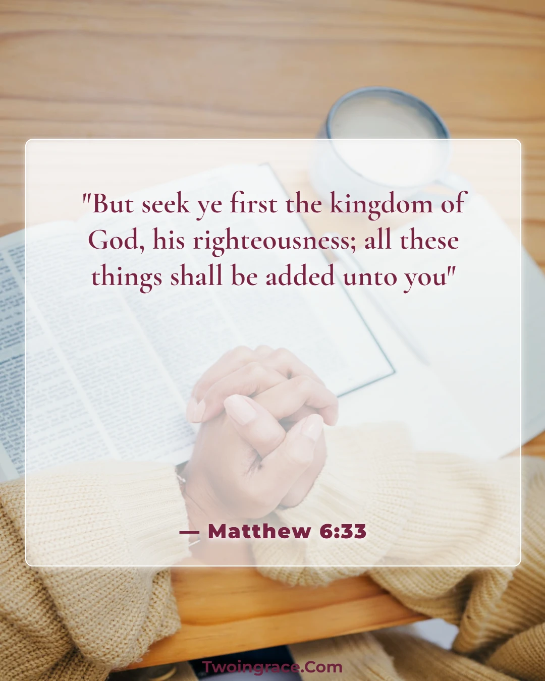Bible Verse (Matthew 6:33)