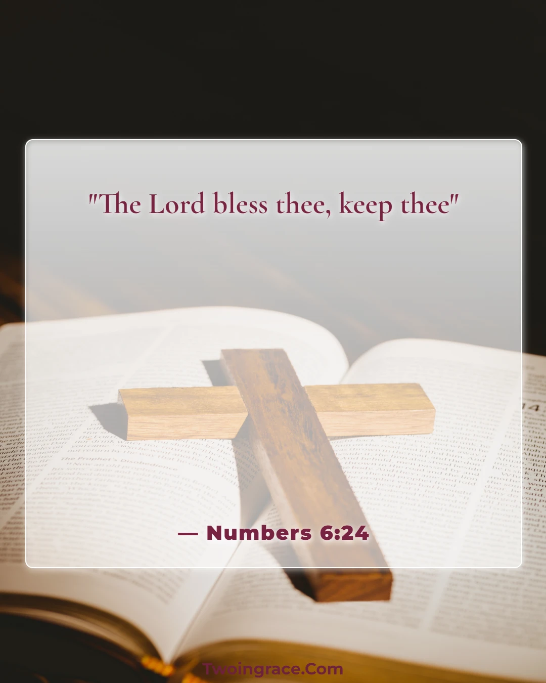 Bible Verse (Numbers 6:24)