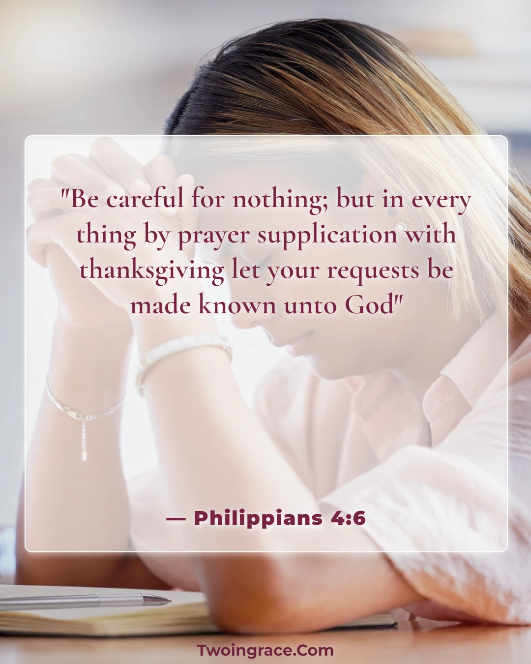 Bible Verse (Philippians 4:6)