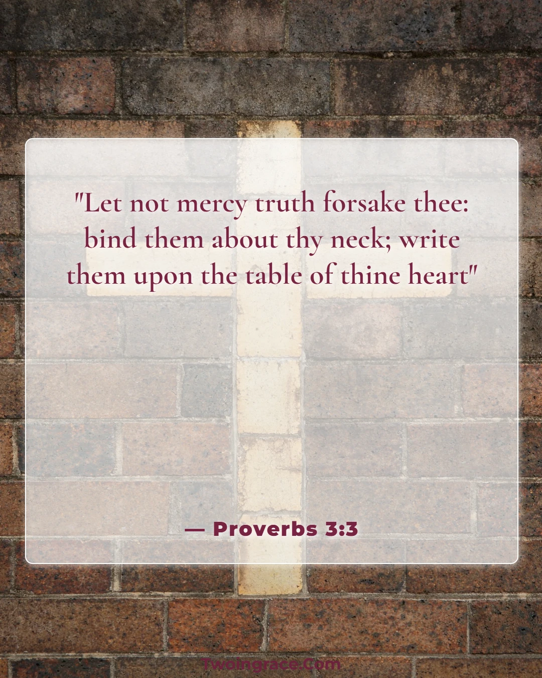 Bible Verse (Proverbs 3:3)