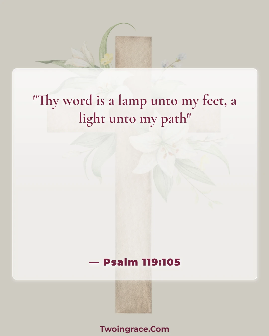 Bible Verse (Psalm 119:105)
