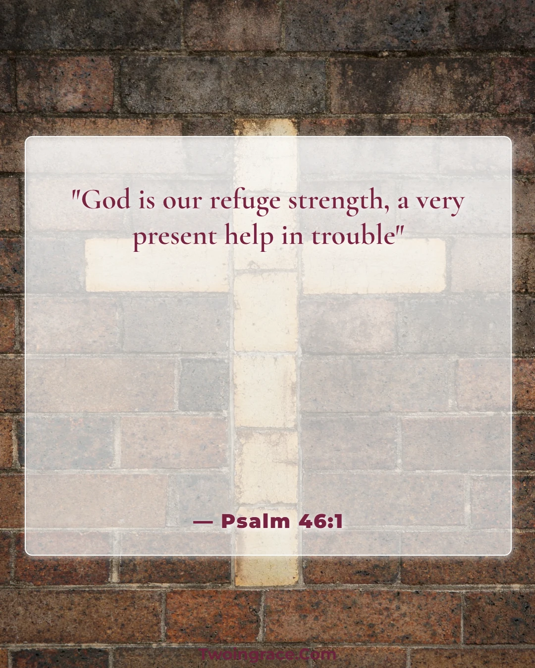 Bible Verse (Psalm 46:1)