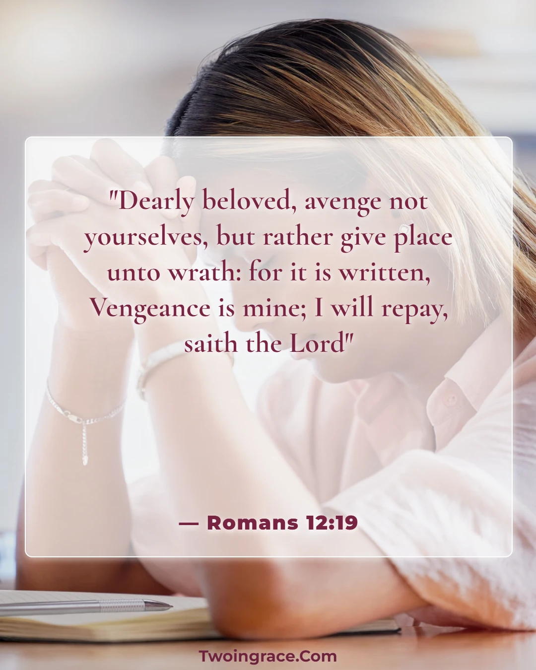 Bible Verse (Romans 12:19)