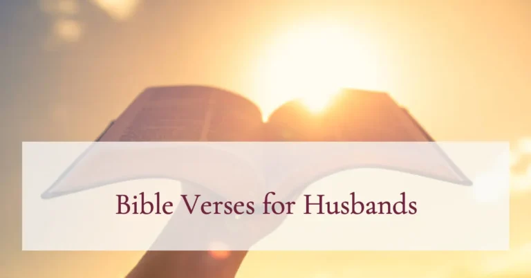 Bible Verses for Husbands